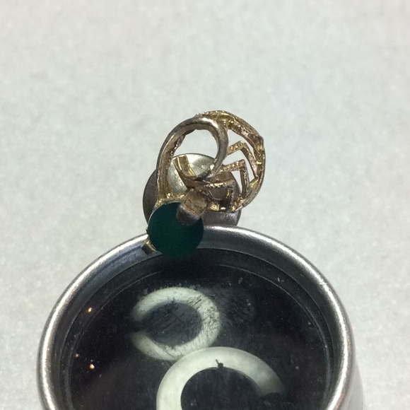 FINAL SALE PRICE Men’s Tie Tacks - Green, Black , Pearl & Tiger Eye - Picture 6 of 9